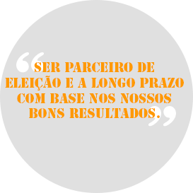 Missão da GECEL - ser parceiro de eleição e a longo prazo
                     com base nos nossos bons resultados.