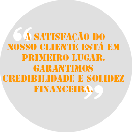 Valores da Gecel - a satisfação do nosso cliente está em primeiro lugar.
                    Garantimos credibilidade e solidez financeira.